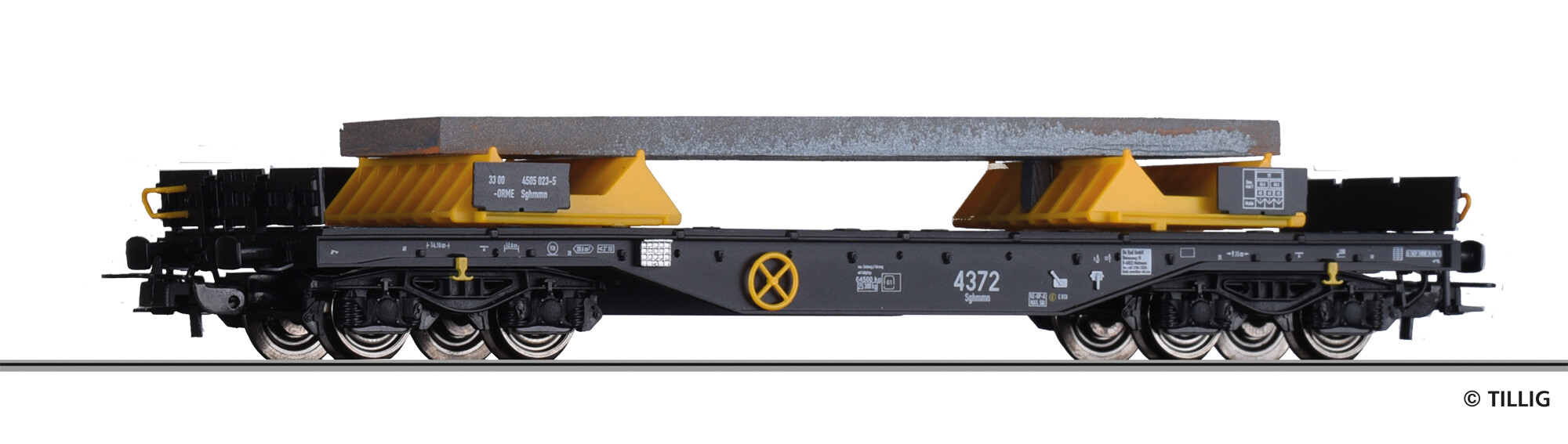 Tillig Flachwagen Sgmmns Mit Ladung Ep Vi On Rail Gmbh