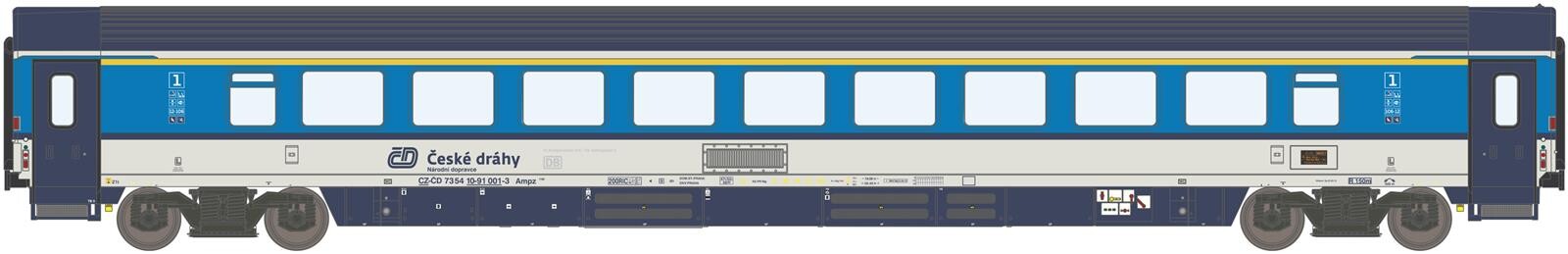 Asm Eurocity Gro Raumwagen Klasse Bauart Ampz Der Tsch