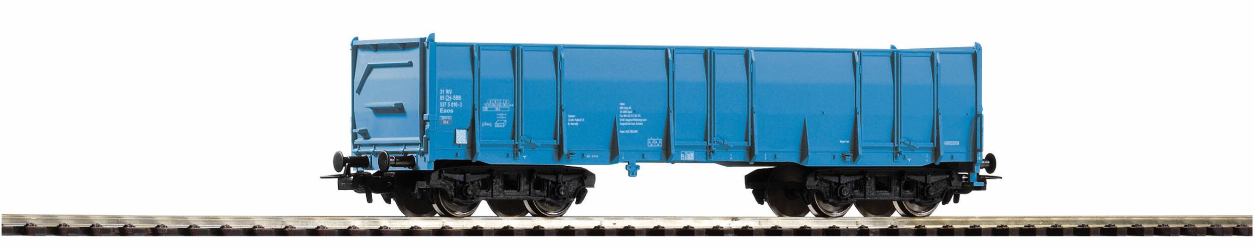 PIKO 98546B3 Güterwagen Eaos blau Wagennr 3 Ep VI SBB 13 40