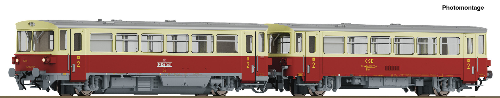 Roco 7780001 Triebwagen M152 Ep IV CSD 204 40