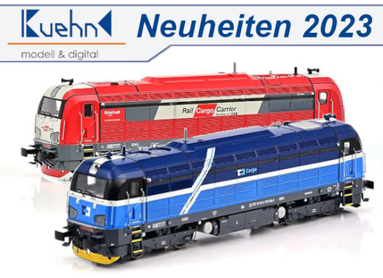 Kühn Neuheiten 2023 - Kühn Modellbahn Neuheiten Juni 2023 Diesellok Effiliner 1600 Rh 753.6 Spur TT