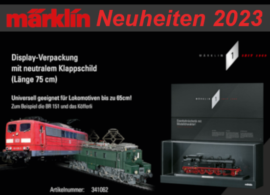 Märklin Prospekt Spur 1 Lokomotiven Vitrienen - Märklin Modellbahn Neuheiten 2023 Prospekt Spur 1 Lokomotiven Vitrienen