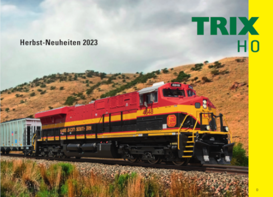 Trix Katalog Herbst-Neuheiten 2023 - Trix Katalog Modellbahn Herbst-Neuheiten 2023