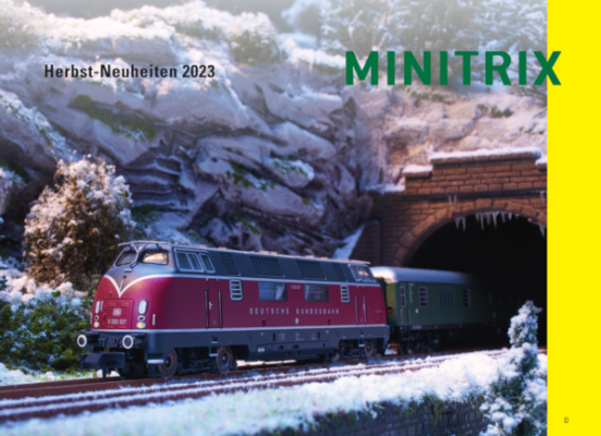 Minitrix Katalog Herbst-Neuheiten 2023 - Minitrix Katalog Modellbahn Herbst-Neuheiten 2023