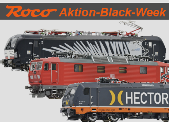 Roco Black-Week 2023  - Roco Aktion Black-Week Sonderpreis November 2023 