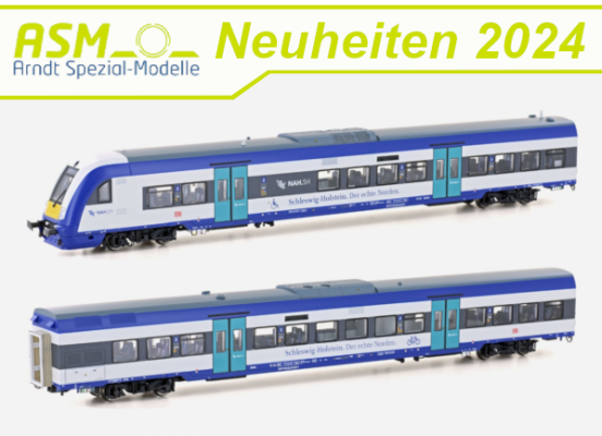 ASM Neuheiten 2024 - Vorstellung ASM Modellbahn Neuheiten 2024 Marschbahn DB Regio NAH.SH