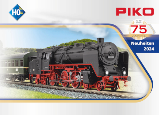 PIKO Spur H0 Neuheiten 2024 - PIKO Spur H0 Katalog Neuheiten 2024 zum 75 Jahre Jubiläum 99524