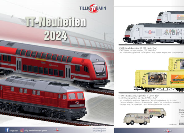 Tillig Katalog Modellbahn TT Neuheiten 2024
