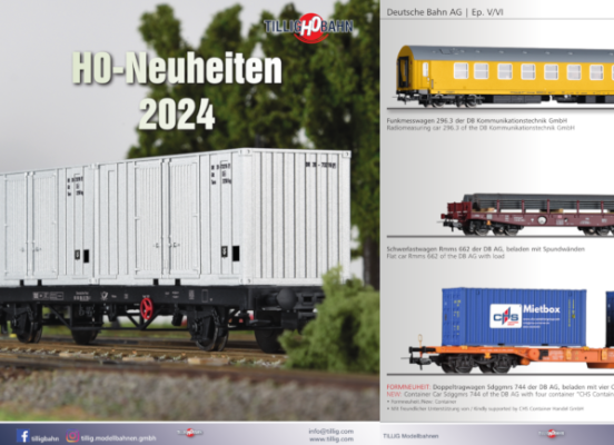 Tillig Katalog H0-Neuheiten 2024 - Tillig Katalog Modellbahn H0 Neuheiten 2024