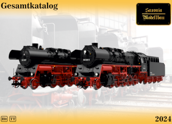 Saxonia Modellbau Gesamtkatalog 2024 - Saxonia Modellbau Modellbahn Gesamtkatalog 2024 H0 TT