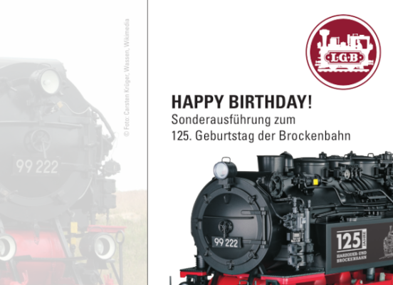 Flyer LGB Sommer-Neuheiten 2024 - Flyer LGB Modellbahn Sommer-Neuheiten 2024 - 125 Jahre Harzer Harzquer- und Brockenbahn - 26819