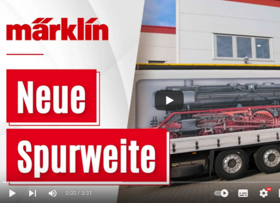 Vorankündigung Märklin Neuheiten 2024 - Vorankündigung Märklin Modellbahn Neuheiten 2024 - Paukenschlag - Neue Spurweite Spur 1:1 in 2025
