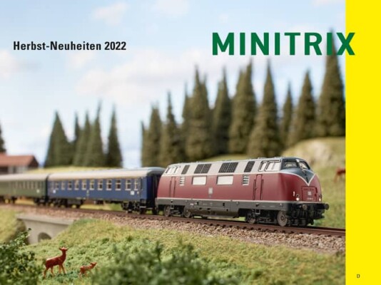 Minitrix Prospekt Herbst Neuheiten 2022 - Minitrix Prospekt Herbst Neuheiten 2022