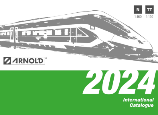 Arnold Katalog 2024 - Spur N / TT - Arnold Katalog Modellbahn Neuheiten 2024 - Spur TT N International Catalogue