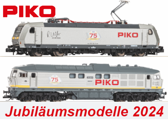 Vorstellung Überraschungs-Design 75 Jahre PIKO - Vorstellung Überraschungs-Design PIKO Jubiläums-Modelle 2024 -75 Jahre PIKO