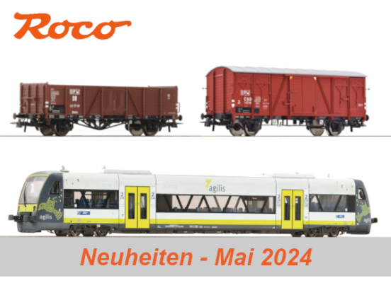 Roco Überraschungs-Neuheiten Mai 2024 - Roco Überraschungs-Neuheiten Mai 2024 - Spur H0 - Spur TT