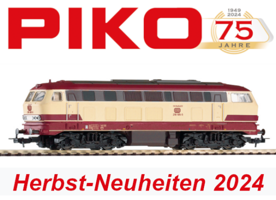 PIKO Herbst Neuheiten 2024 - PIKO Modellbahn Herbst Neuheiten 2024 Sonderpreis Aktion Spur H0