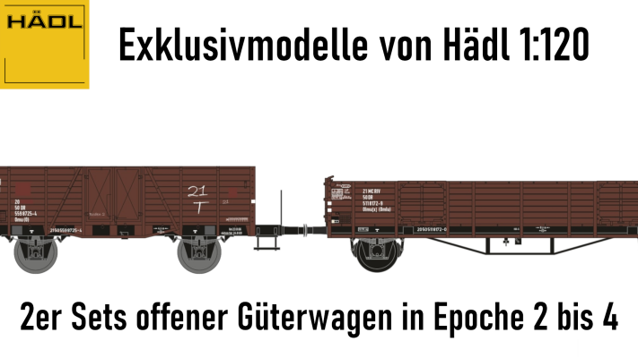 UPDATE 22.07.25: Sondermodelle und Exklusivmodelle im Maßstab 1:120, Spur TT - Sondermodell und Exklusivmodell im Maßstab 1:120, Spur TT, Hädl exklusiv