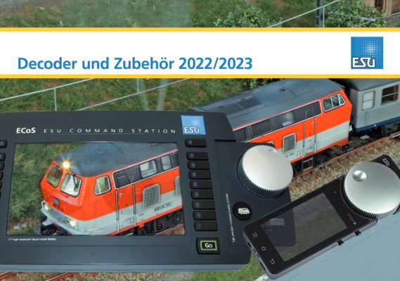 ESU Katalog Decoder und Zubehör 2022/2023 - ESU Katalog Decoder und Zubehör 2022/2023