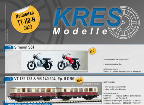 KRES Flyer Neuheiten 2023 - KRES Flyer Neuheiten 2023