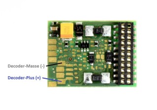 Lenz 10321-01 Decoder SILVER 21 + 1,0/1,8A NEM652