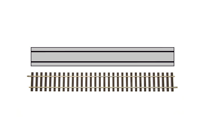 Lenz 45010 Gleis gerade G1, Länge 444,12mm, 1 Stück