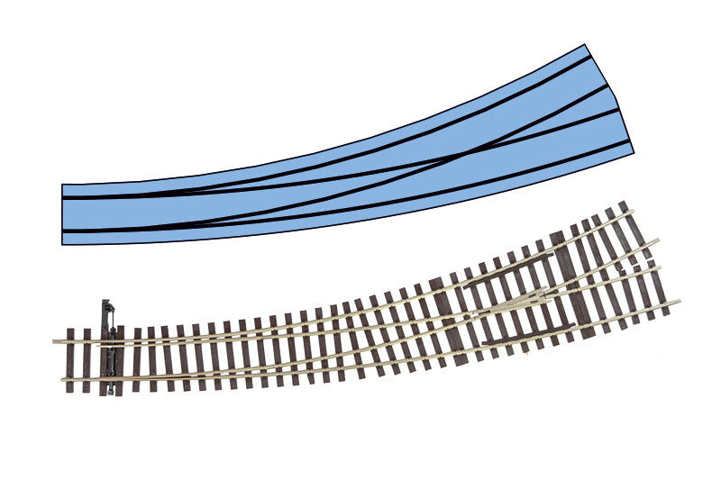 Lenz 45034 Bogenweiche links