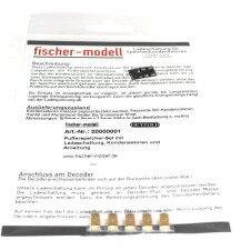 fischer-modell 20000001 Pufferspeicher-Set mit Ladeschaltung, Kondensatoren und Anleitung