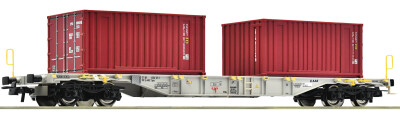 Roco 77345 Containertragwagen Ahaus + Container Ep. VI AAE