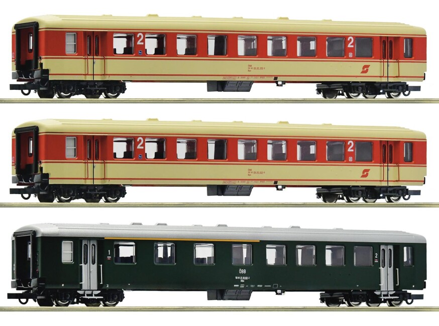 Roco 6200027 3er Set Personenwagen Jaffa-Express 2 Ep. IV ÖBB