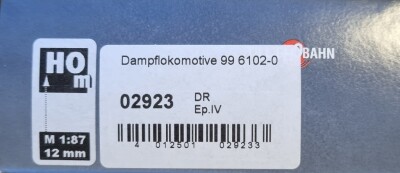 Tillig 02923 Dampflok 99 6102-0 Ep. IV DR