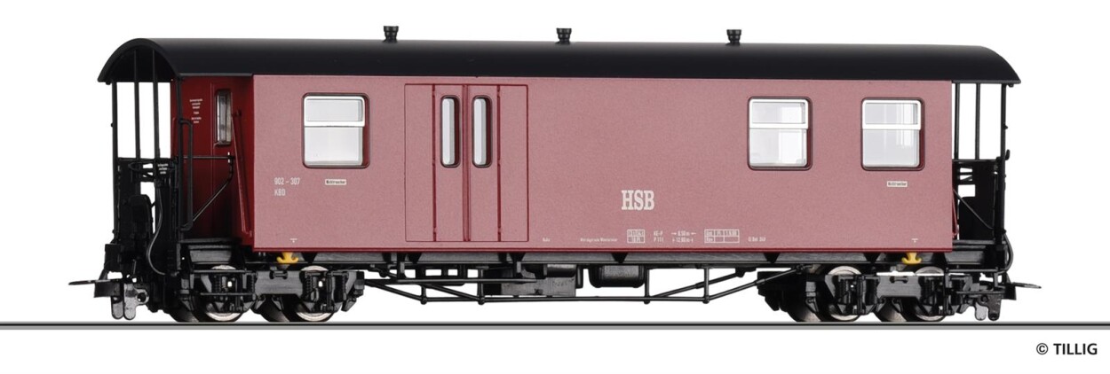 Tillig 03967 Personenwagen mit Gepäckabteil KBDi Ep. V HSB