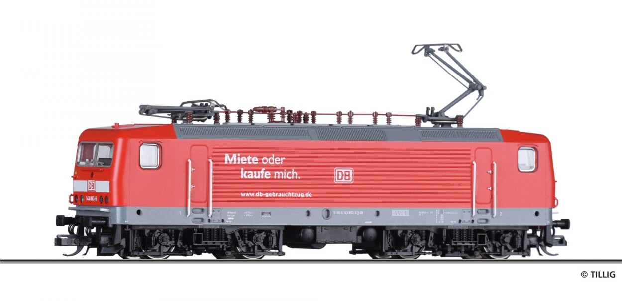 Tillig 04341 E-Lok 143 893-6 „db-gebrauchtzug.de“ Ep. VI DB AG