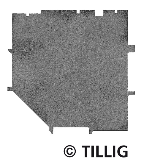 Tillig 08960 Lehre für Radsatz und Gleis für Spur H0m / TT 12 mm
