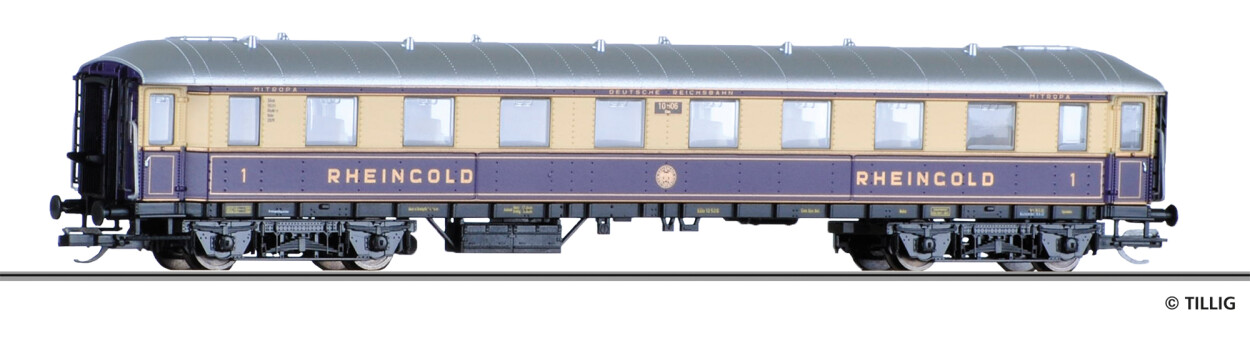Tillig 13361 Personenwagen „Rheingold-Express“ 1. Klasse Ep. II DRG