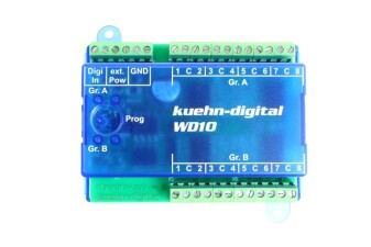K&uuml;hn 87010 Universeller Schaltdecoder WD10, 2x8...