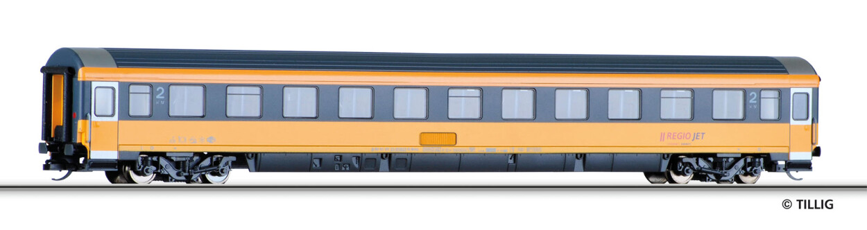 Tillig 13557 Personenwagen Bmz 2. Klasse Ep. VI RegioJet