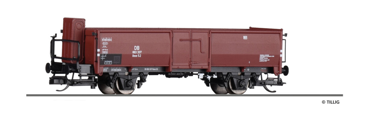 Tillig 14031 Offener Güterwagen Omm 52 Ep. III DB