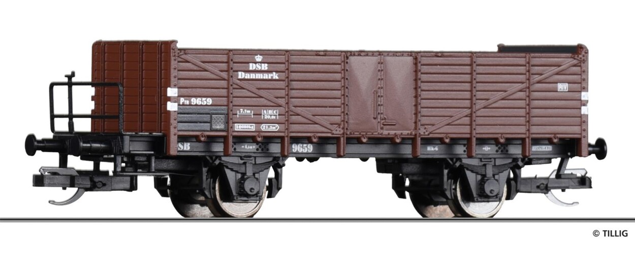 Tillig 14294 Offener Güterwagen PTR Ep. III DSB