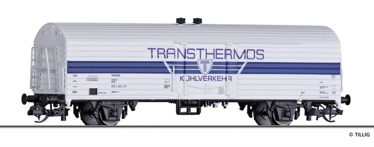 Tillig 14698 Kühlwagen Ibblps 410 „Transthermos Kühlverkehr“ Ep. IV DB