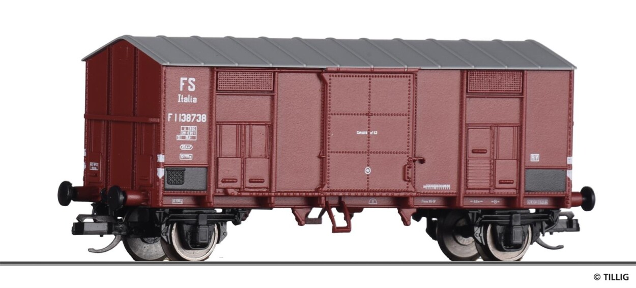 Tillig 14887 Gedeckter Güterwagen F Ep. III FS