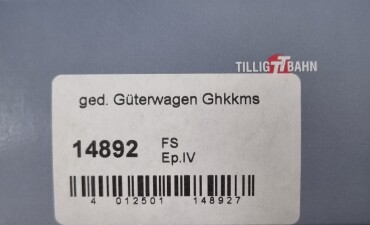 Tillig 14892 Gedeckter G&uuml;terwagen Ghkkms Ep. IV FS