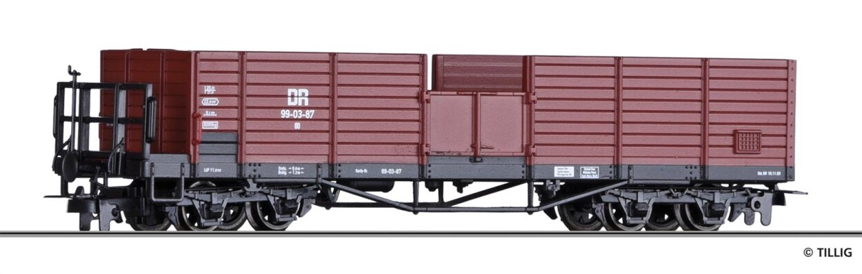 Tillig 15920 Offener Güterwagen OOI Ep. III DR