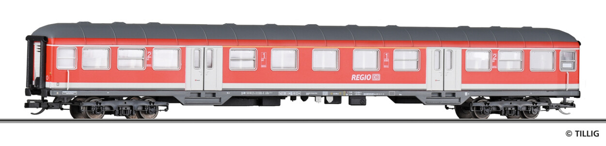 Tillig 16850 Personenwagen Abn 417.4 2. Klasse REGIO Ep. VI DB AG