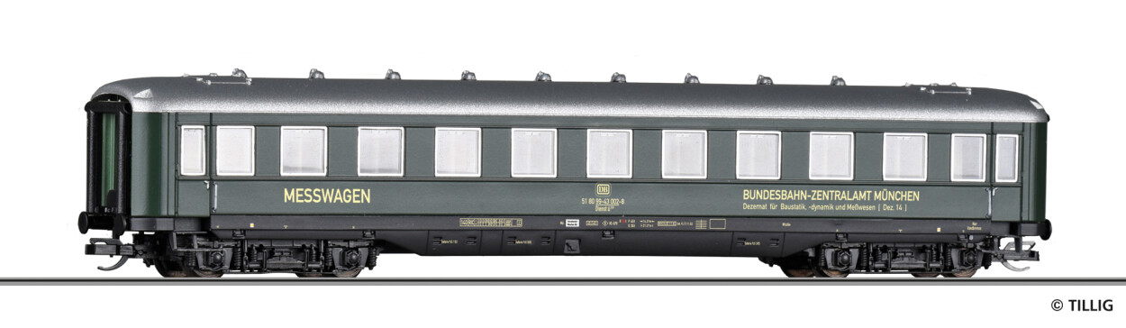 Tillig 16948 Messwagen des Bundesbahn-Zentralamt München Ep. IV DB
