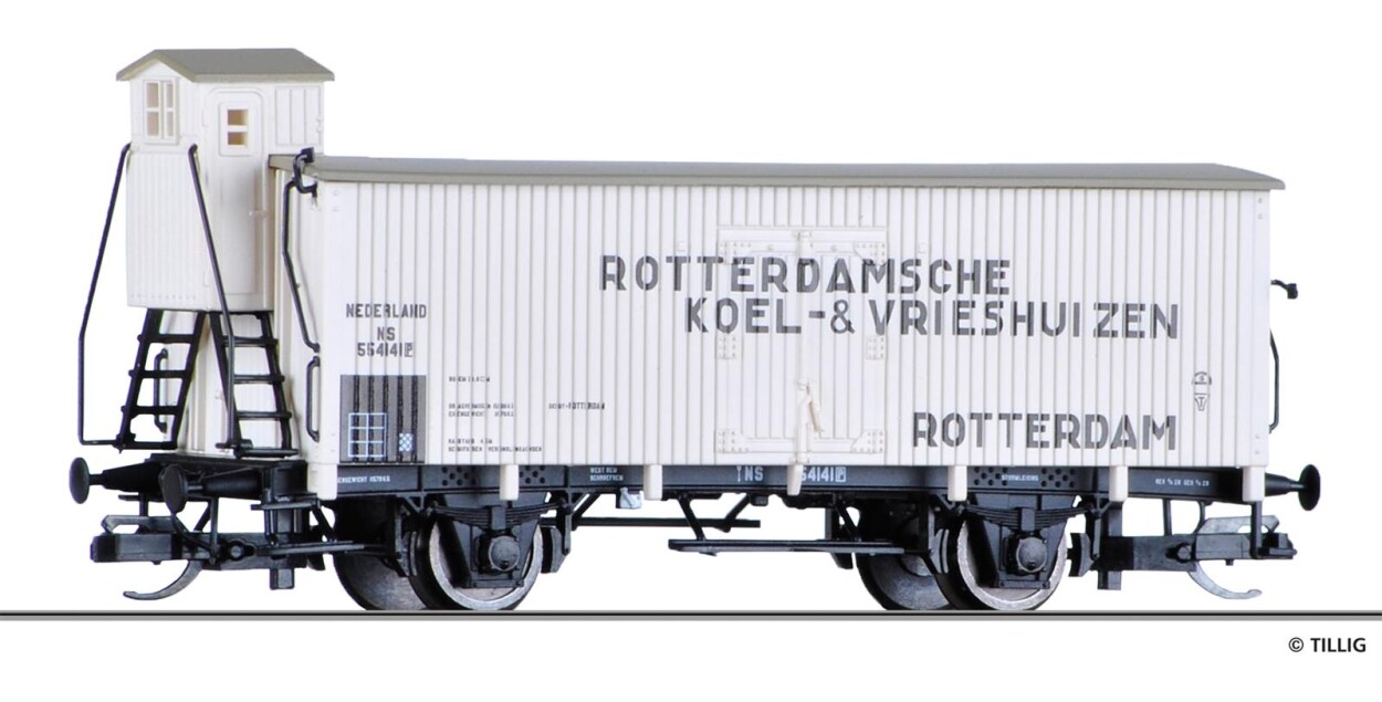 Tillig 17394 Kühlwagen „Rotterdamsche Koel- & Vrieshuizen“ Ep. II NS