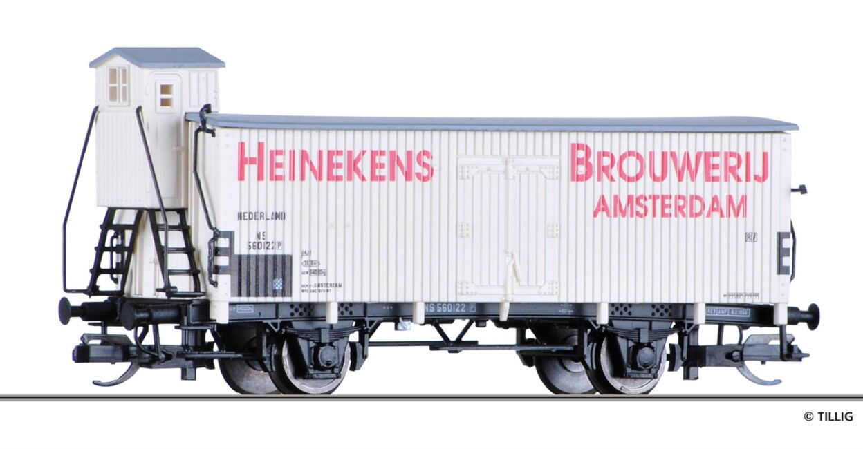 Tillig 17395 Kühlwagen „Heinekens Brouwerij Amsterdam“ Ep. III NS