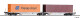 Tillig 18060 Containertragwagen Sggmrs 747 mit 2 Containern Ep. V DB AG