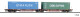 Tillig 18072 Containertragwagen Sggmrss mit 2 Containern Ep. V SNCB