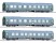 Tillig 70033 3er Set Personenwagen Salonwagen DDR-Regierung 1 Ep. IV DR